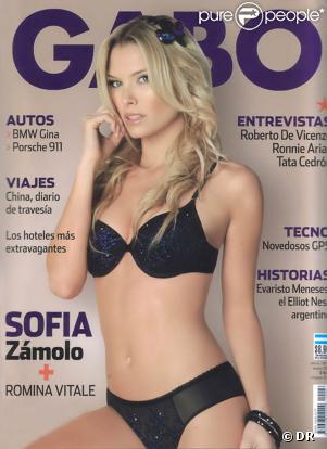 Sofia Zamolo en couverture de Gabo 