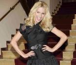 Michelle Hunziker, lors de l'émission Oscar TV 2009, au théâtre de San Remo, el 8 mars 2009.