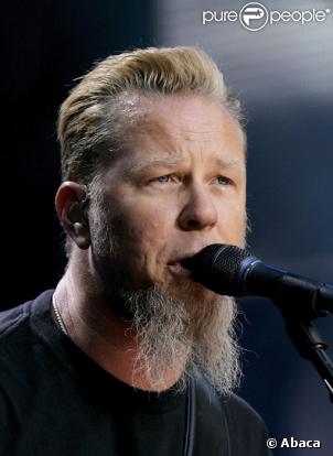 James Hetfield du groupe Metallica 