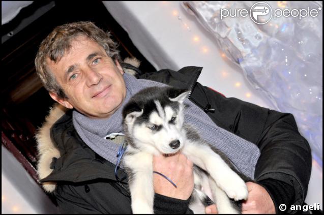 Michel Boujenah au nouvel an russe chez Castel, avec la mascotte de la soirée