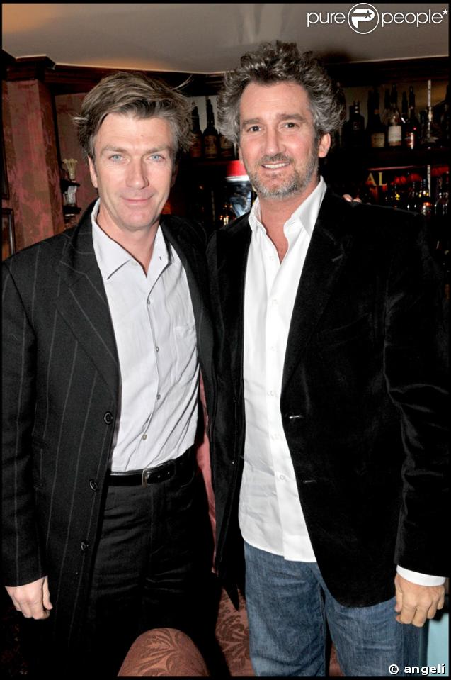 Les comédiens Philippe Caroit et Didier Cauchy au nouvel an russe chez Castel