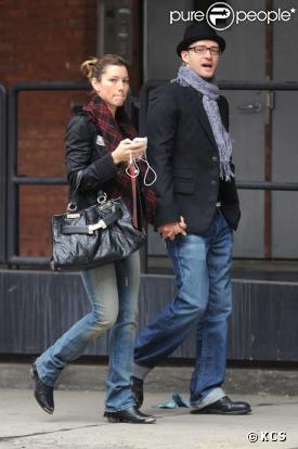 Justin Timberlake et Jessica Biel dans les rues de New York, un couple amoureux 