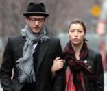 Justin Timberlake et Jessica Biel dans les rues de New York, un couple amoureux
