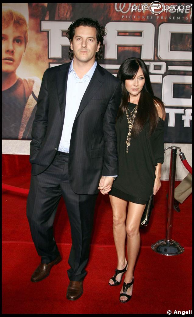 Shannen Doherty et Jason Pomeranc, à l'occasion de l'avant-première de 