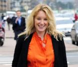 Ludivine Sagnier fait sa première apparition depuis la naissance de sa deuxième fille à Deauville lors du Festival du film asiatique le 11 mars 2009.