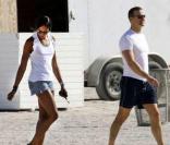 Naomi Campbell et son compagnon Vladislav Doronin, à Miami