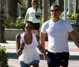 Naomi Campbell et son compagnon Vladislav Doronin, à Miami
