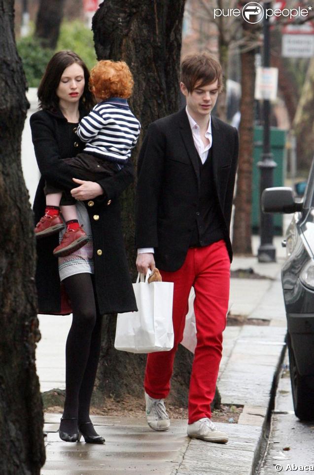 Sophie Ellis-Bextor, son époux Richard Jones et Sonny 