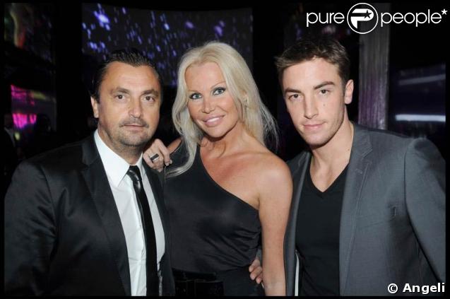Henri Leconte, son épouse et son fils à la soirée d'anniversaire d'Edouard Nahum ! 19/03/09