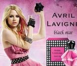 La publicité pour le parfum d'Avril Lavigne, Black Star 
