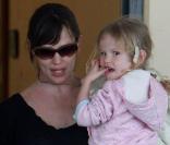 Jennifer Garner est allée chercher sa fille Violet à l'école, vendredi 