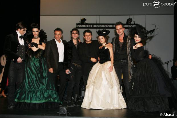 La troupe de Mozart, l'Opéra Rock avec Dove Attia et Albert Cohen au théâtre Marigny, le 23 mars 2009.