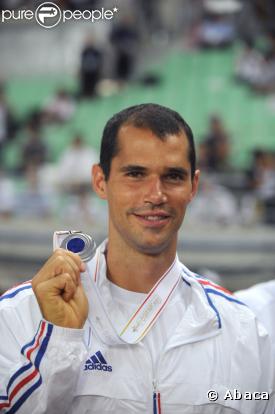 Romain Mesnil, vice-champion du monde et d'Europe de saut à la perche