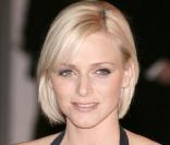 Charlene Wittstock lors du Bal de la Rose à Monaco en mars 2008 