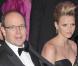 Charlene Wittstock et le Prince Albert II durant le dîner, lors du 55e Bal de la Rose, à Monaco, le 28 mars 2009 !