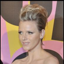 Charlene Wittstock, divine lors du 55e Bal de la Rose, à Monaco, le 28 mars 2009 !