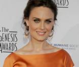Emily Deschanel, lors des 23e Genesis Awards, qui se sont tenus à Los Angeles le 28 mars 2009 !