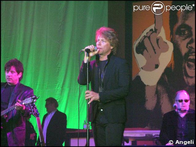 Jon Bon Jovi à la soirée de charité contre la maladie de Parkinson