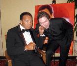 Mohamed Ali et Michael John (American Idol) à la soirée de charité contre la maladie de Parkinson