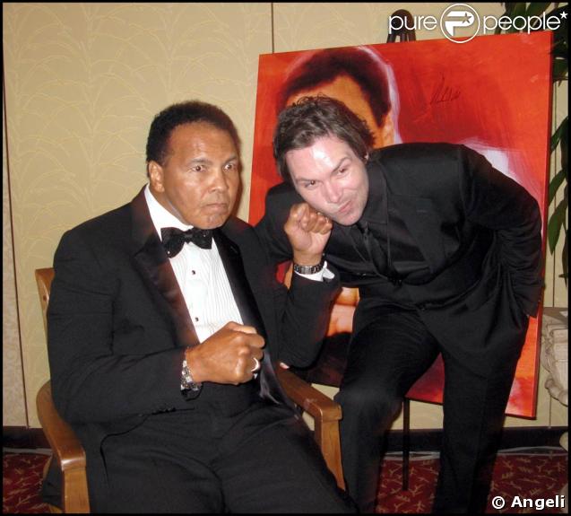 Mohamed Ali et Michael John (American Idol) à la soirée de charité contre la maladie de Parkinson