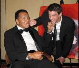 Mohamed Ali et Michael Phelps à la soirée de charité contre la maladie de Parkinson