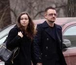 Bono et sa fille à New York. Mars 2009 