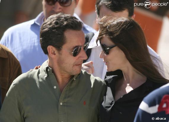 Nicolas Sarkozy et Carla Bruni 