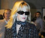 Melanie Griffith à l'aéroport de Malaga, en Espagne, hier