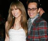Jennifer Lopez et Marc Anthony à la soirée de lancement TopShop