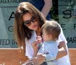 Brooke Burke une maman parfaite avec ses enfants au parc de Malibu le 5 avril