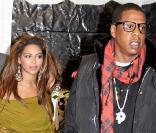 Jay-Z et Beyoncé pour la première du film Notorious à New York le 7 janvier 2009