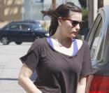 Liv Tyler arrive au studio de danse à Los Angeles