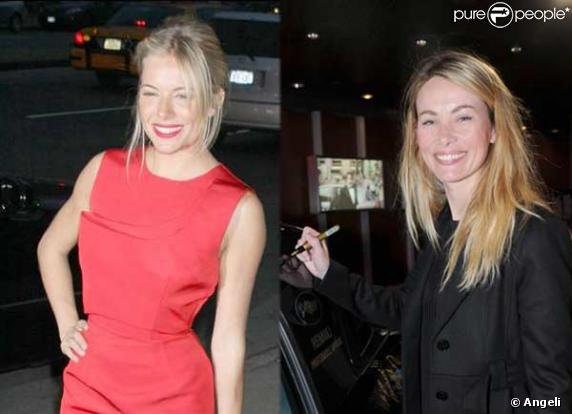 Sienna Miller et Céline Balitran