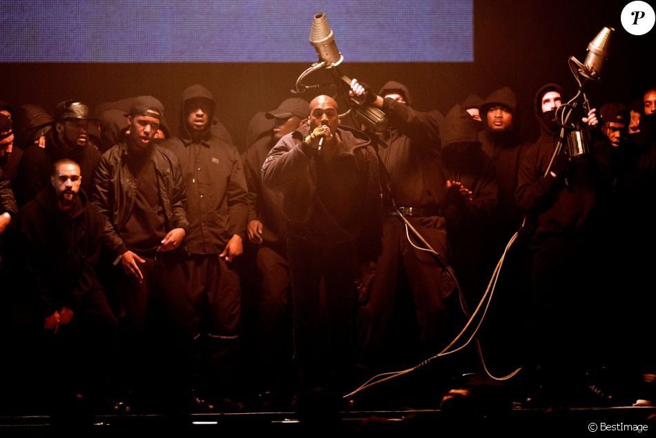 Kanye West aux BRIT Awards 2015 Ã  Londres, le 25 fÃ©vrier 2015.