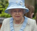 La reine Elizabeth à la fête pascale, à Windsor