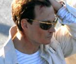 Johnny Depp sur le tournage de The Rum Diary, de Bruce Robinson, à Porto Rico, en avril 2009 !
