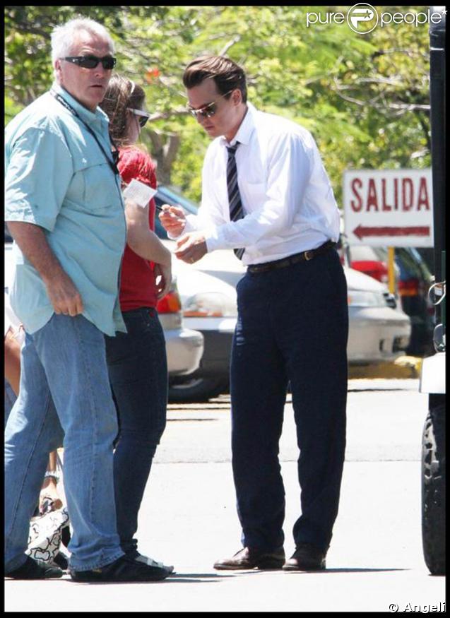 Johnny Depp sur le tournage de 