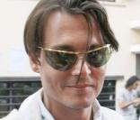 Johnny Depp sur le tournage de 