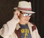 Johnny Depp sur le tournage de 