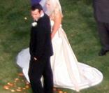 Natasha Vedingfield le jour de son mariage