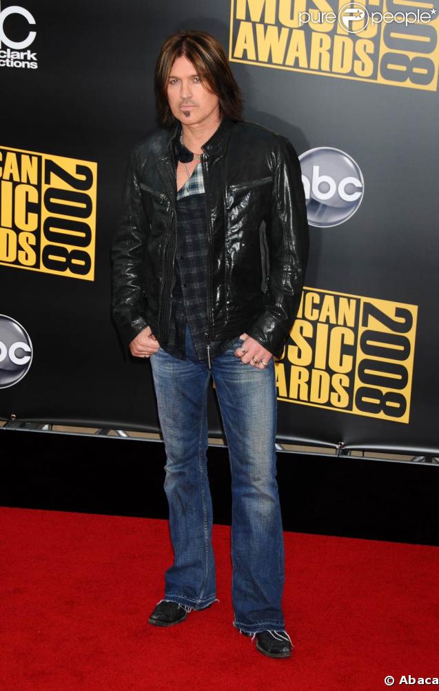 Billy Ray Cyrus aux American Music Awards en novembre 2008