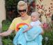 Gwen Stefani  et son chéri : Pâques avec leurs bouts de chou... version rock-classe !