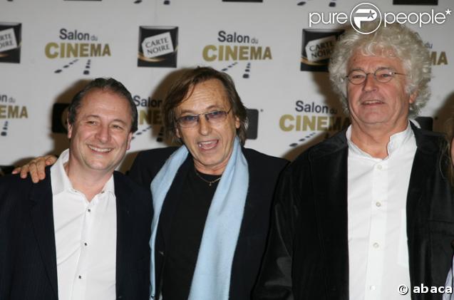 Patrick Bouchitey, Alexandre Arcady et JJ Annaud au salon du cinéma