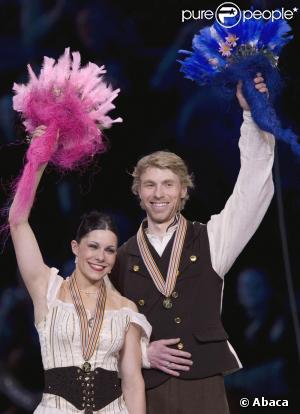 Isabelle Delobel et son partenaire  Olivier Schoenfelder 