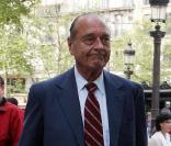Jacques Chirac en virée shopping à Paris