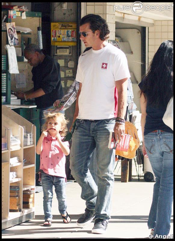 Gavin Rossdale et Kingston 