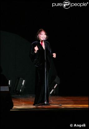Juliette Gréco sur scène en Italie, décembre 2005