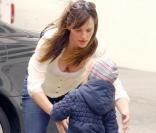 Jennifer Garner vient chercher sa fille Violet à l'école