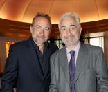 Antoine Duléry et le chef étoilé Guy Savoy 