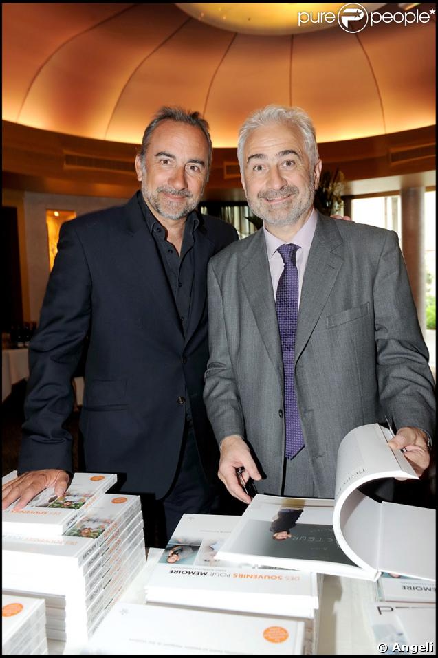 Antoine Duléry et le chef étoilé Guy Savoy 
